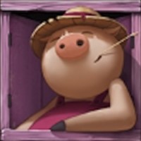 ピンクの子ブタ