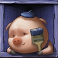 ブルーの子ブタ